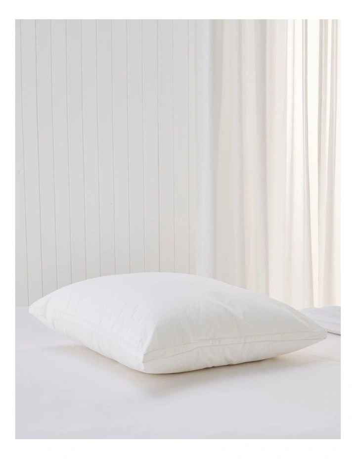 Cloud Support Microplush European Pillow in White