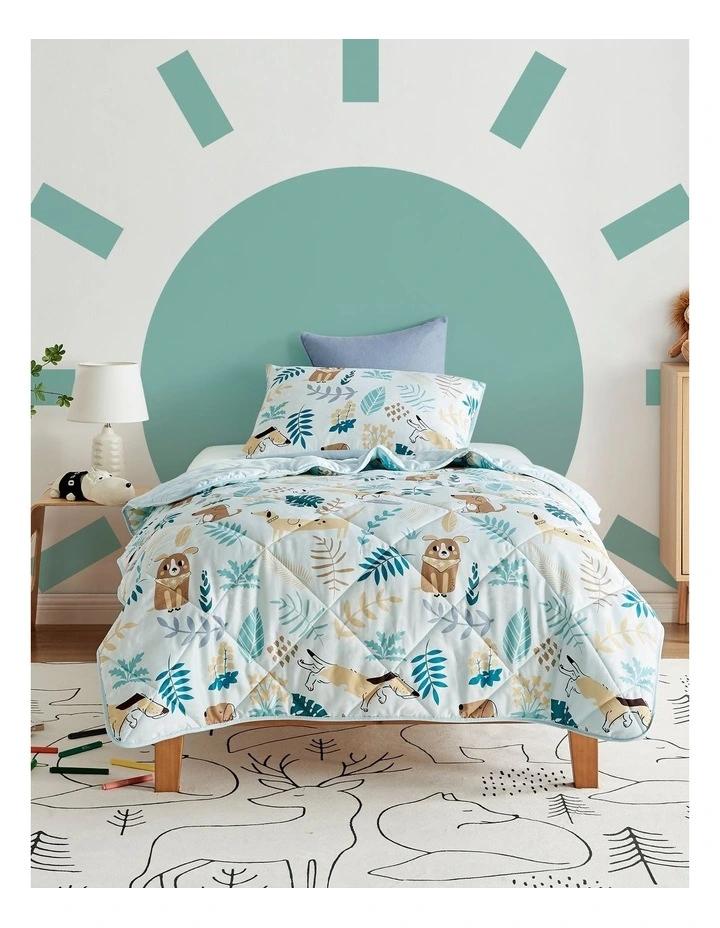 Puppy Love Comforter Set in White