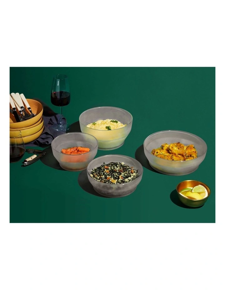 Covered 4 Piece Dish Set 16/18/20/22cm in Kale