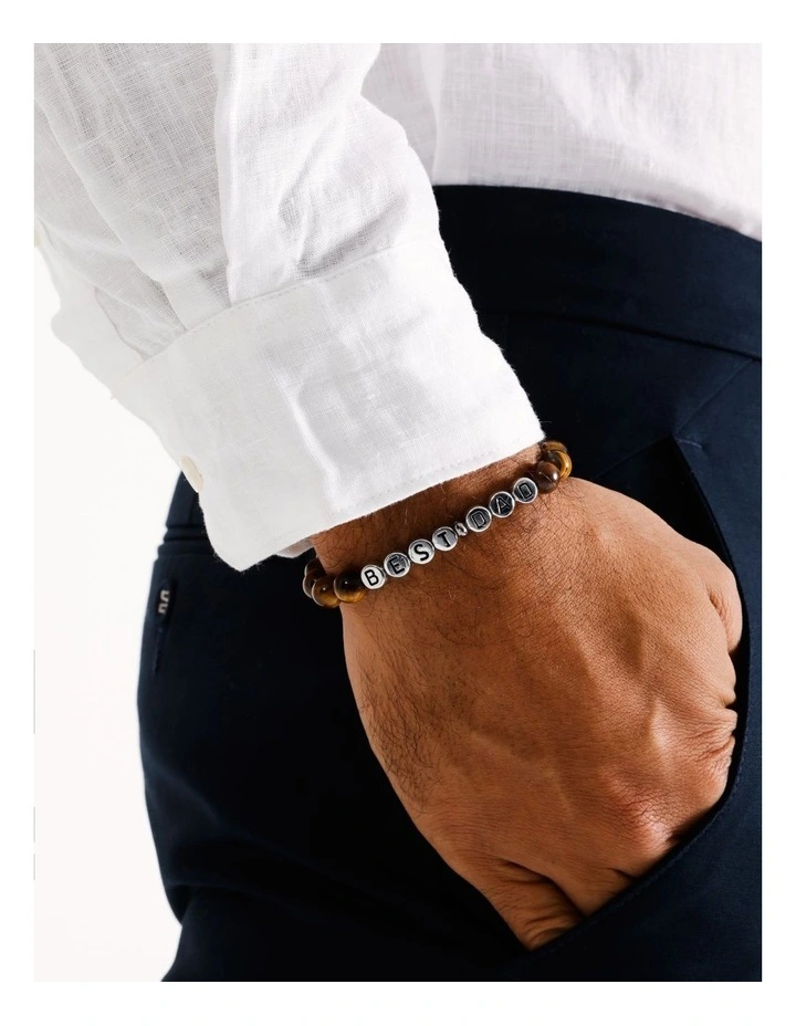 Father's Day Bracelet in Brown