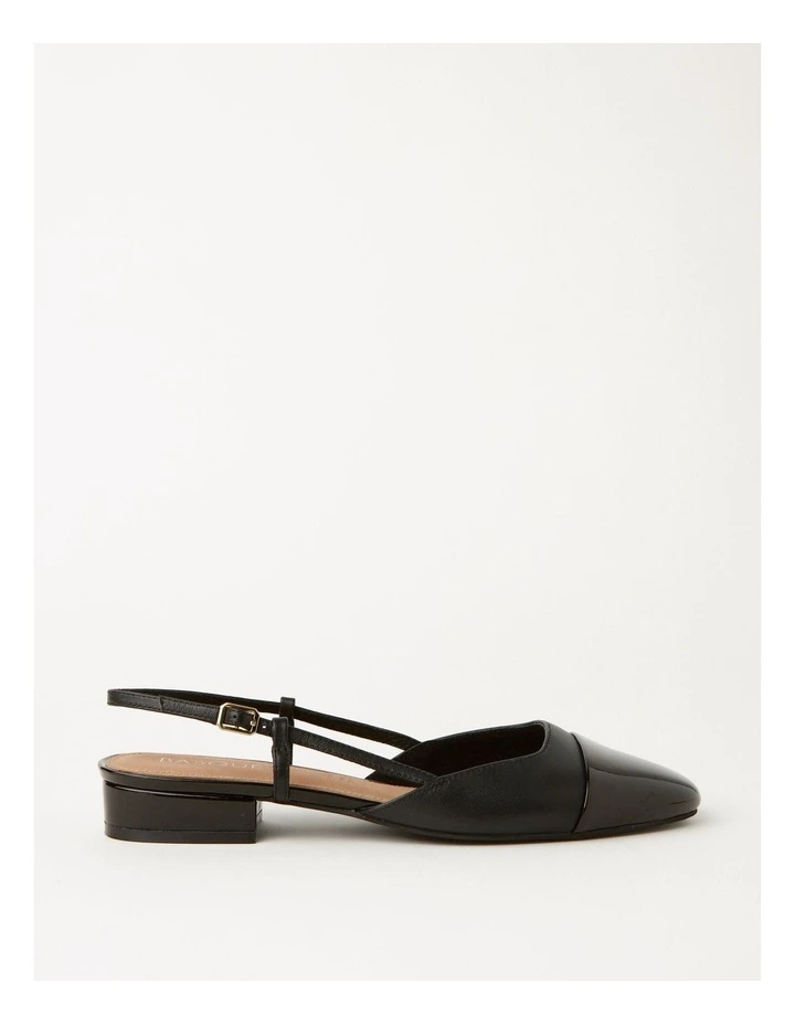 Bethany Flat Shoe in Black