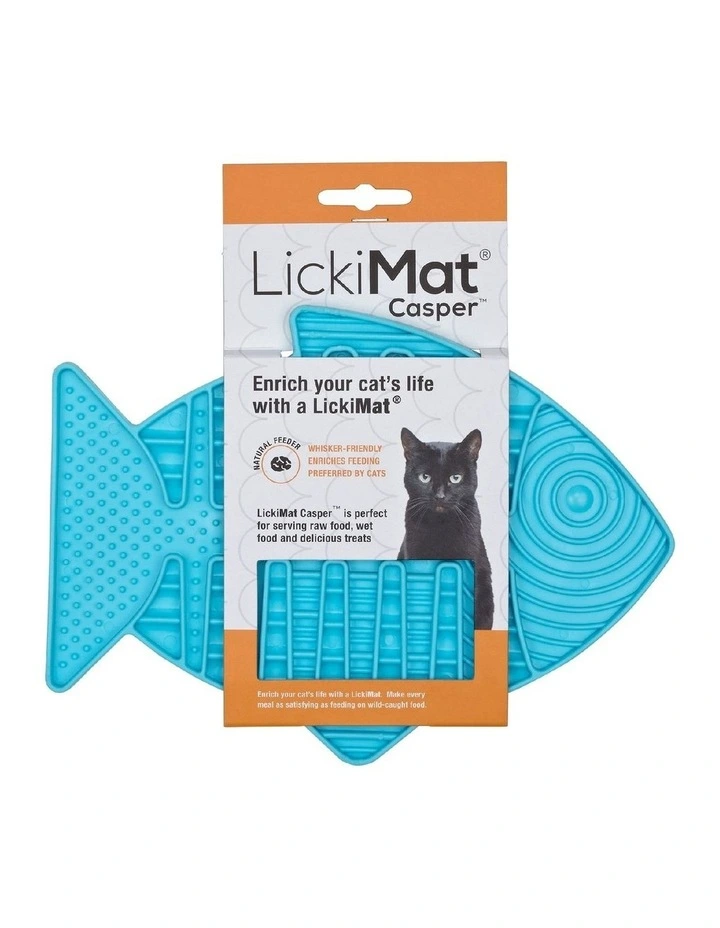 Casper Slow Food Bowl for Cats in Turquoise