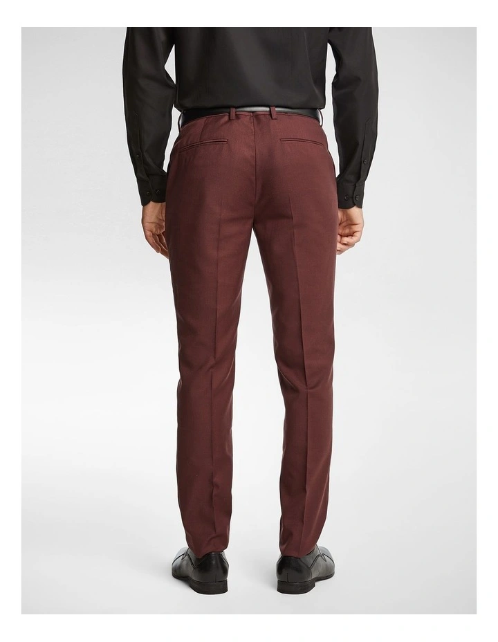 Alfa Skinny Dress Pant in Rust