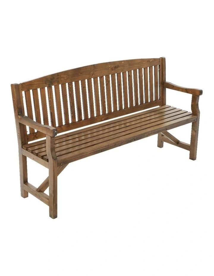 Wooden Garden Bench Chair in Natural