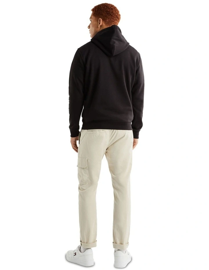 Regular Essential Hoodie in Black