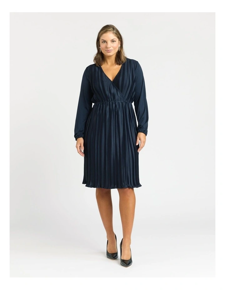 Katerina Jersey Dress in Navy