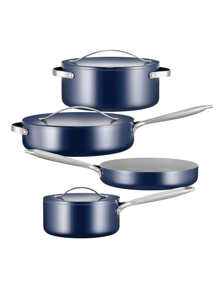 4 Piece Cookset in Midnight Blue