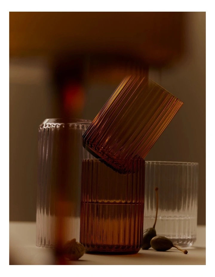 Vivi Tumbler Set Of 2 in Amber