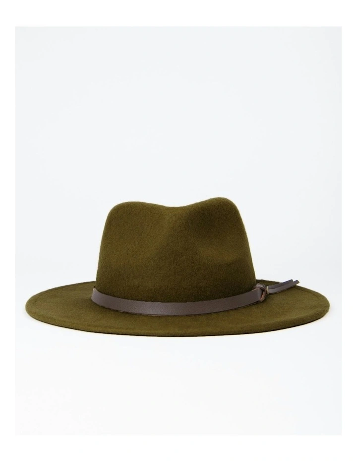 Ned Felt Hat in Brown