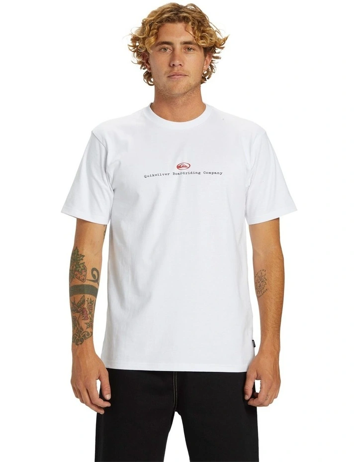 Early Days Oversized Short Sleeve T-Shirt in White