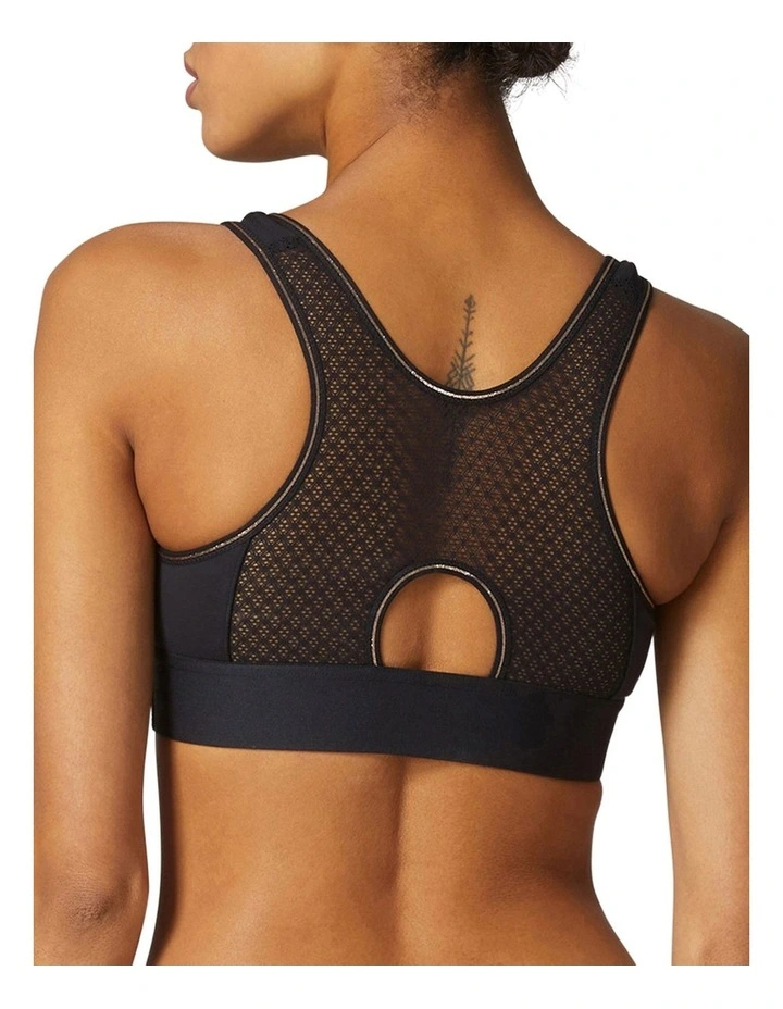 Harmony Wirefree Triangle Bra in Black
