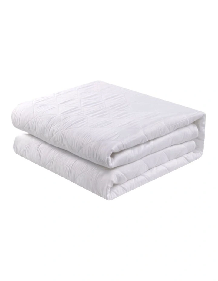 Cotton Quilted Electric Queen Blanket in White