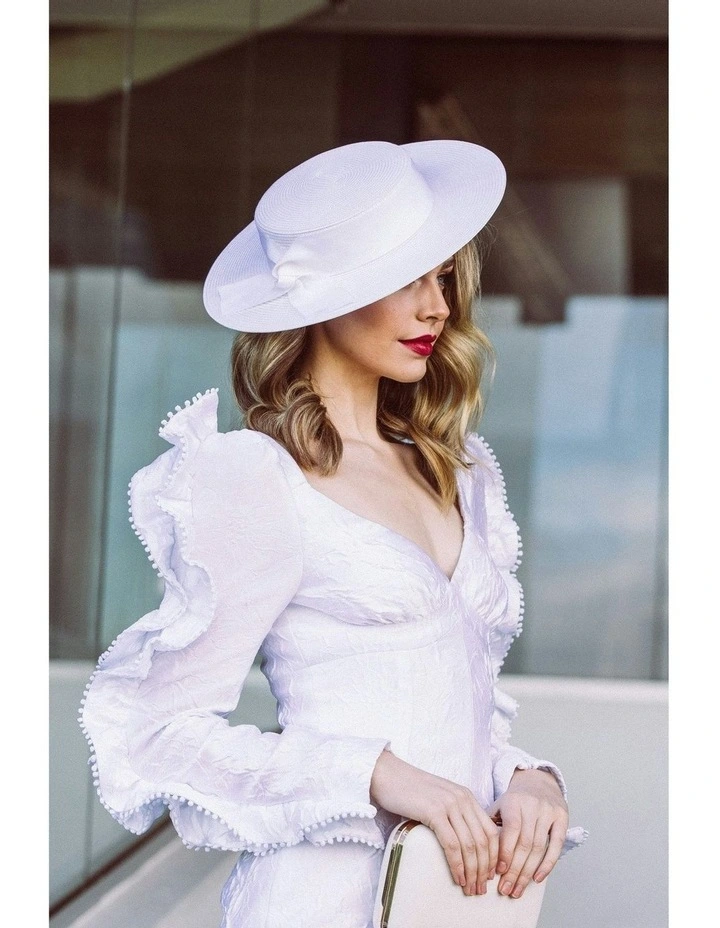 Clarke Boater in White