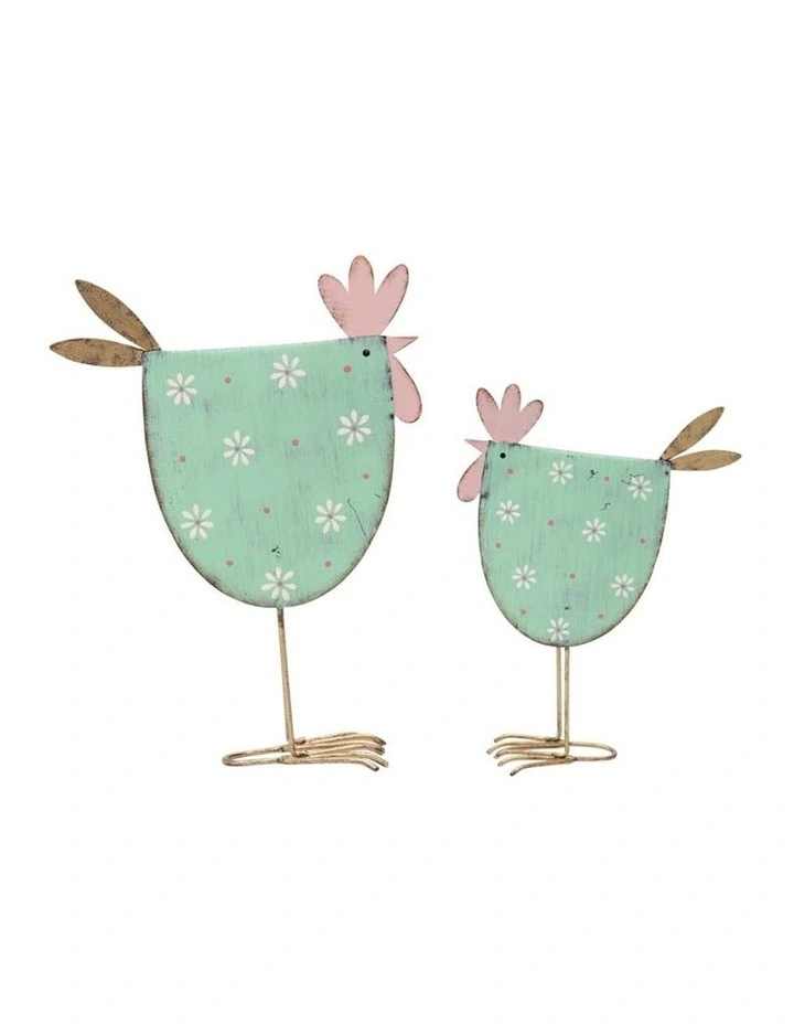 Chook Ornament 2 Pack in Multi