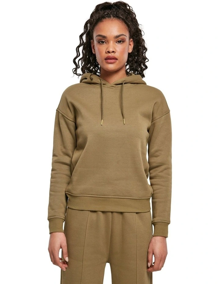 Basic Hoody in Tini Olive