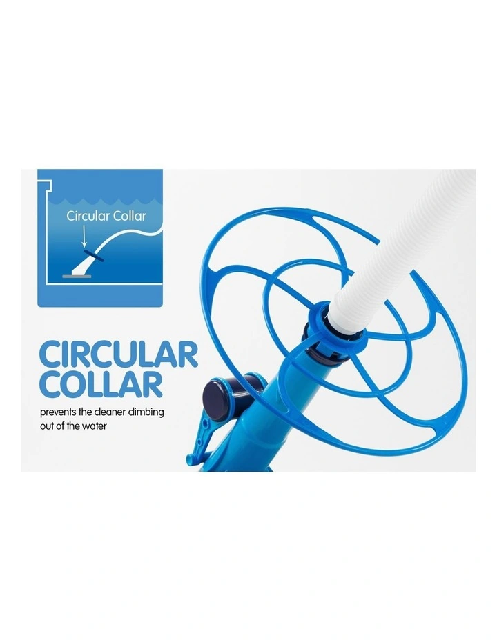 Automatic Swimming Pool Vacuum Floor Below Ground Cleaner with 10m Hose