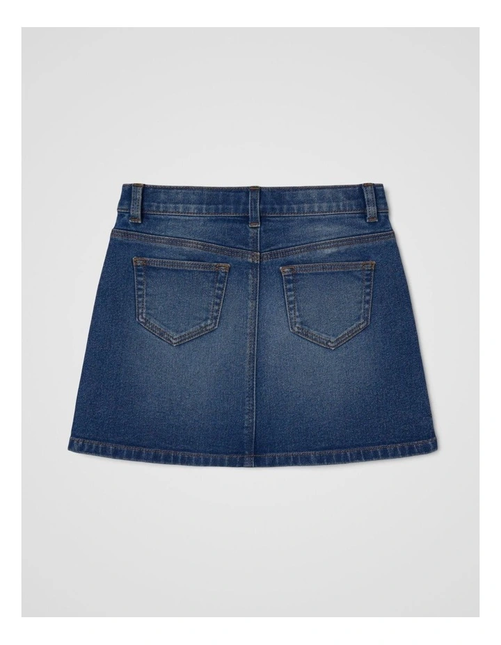 Diana Skirt in Medium Blue Denim