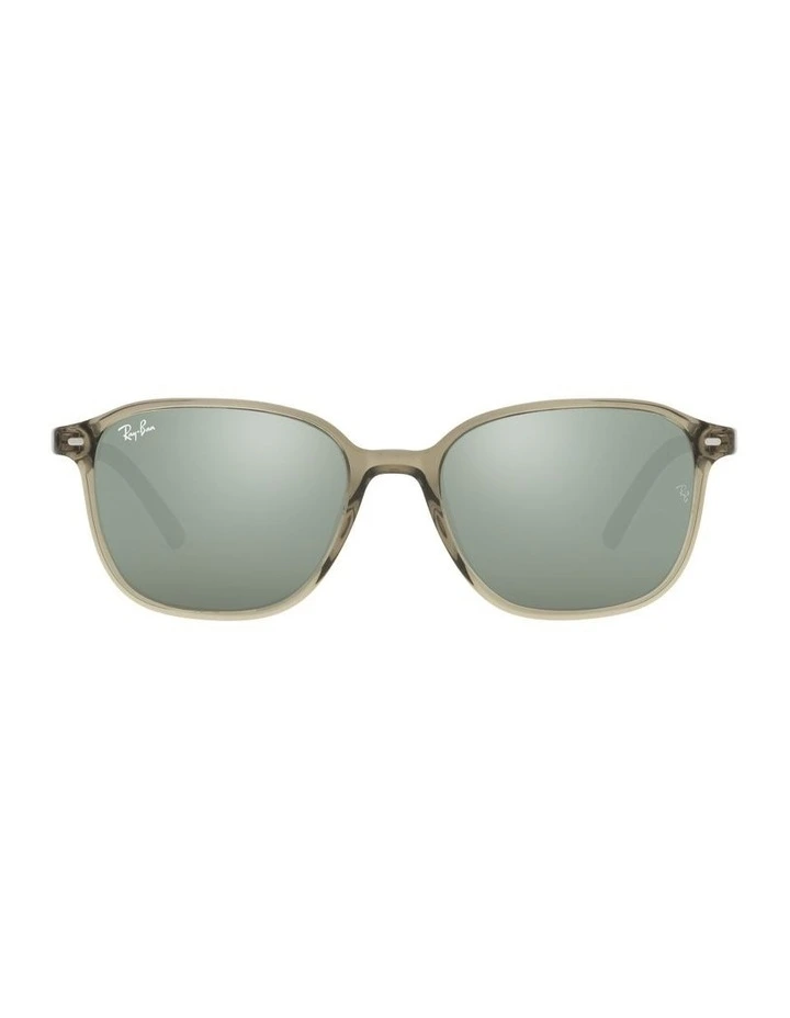 LEONARD Sunglasses In Transparent Green