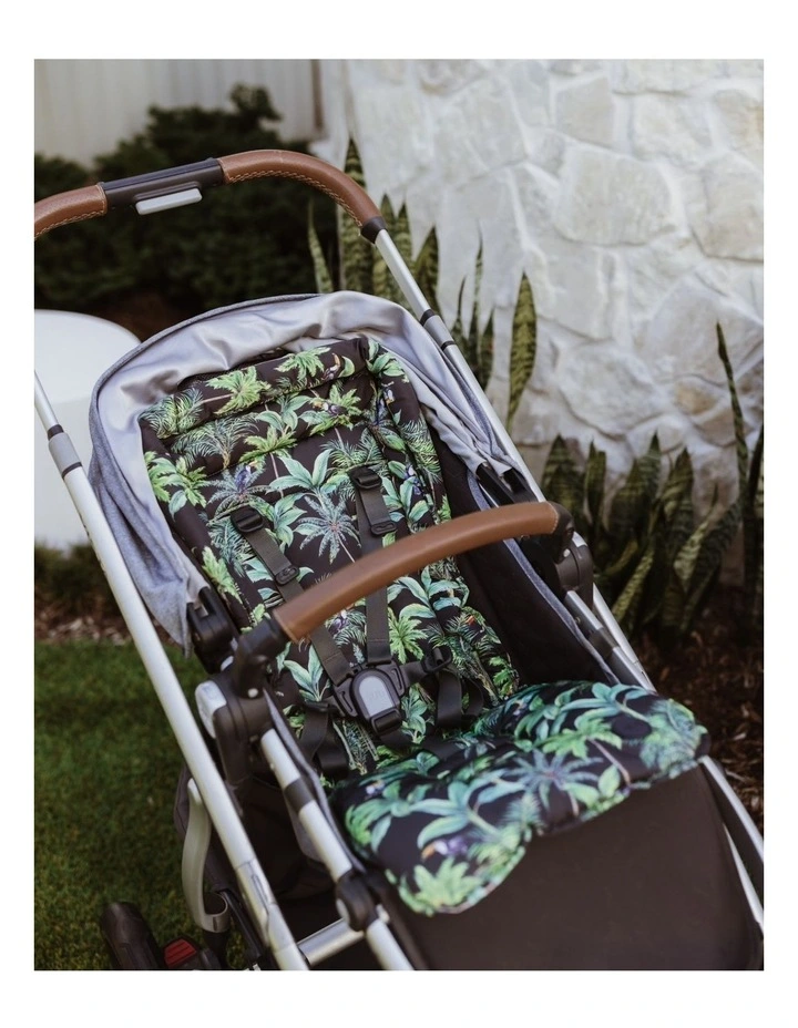 Reversible Pram Liner in Tropical