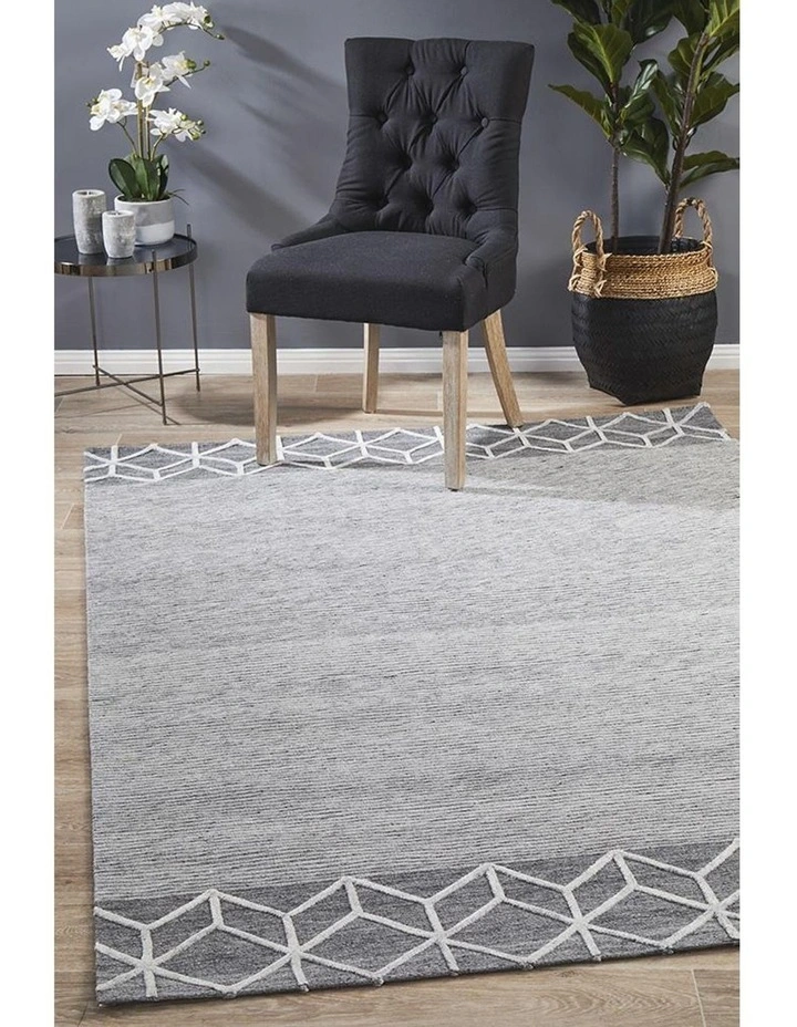 Visions Winter Grey Pulse Modern Rug
