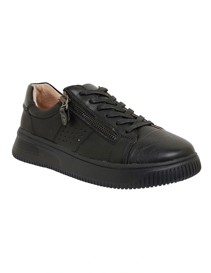 Novella Black/Black Patent Sneakers