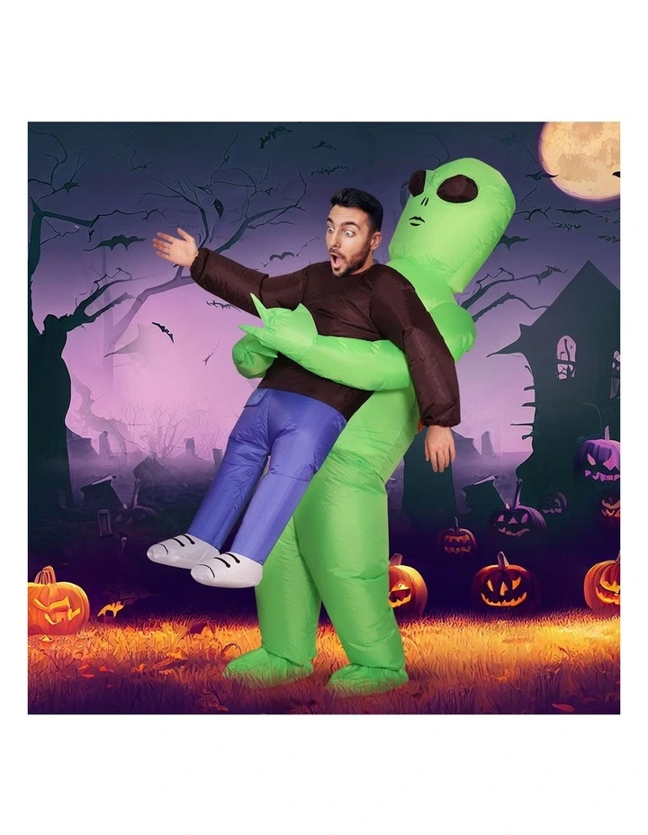 Halloween Cosplay Alien Costume in Green