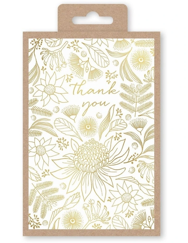 Note Cards Box of 10 Thank You in Multi
