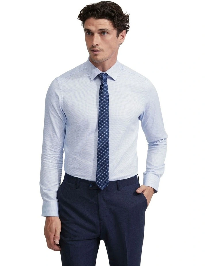Beckton Dobby Shirt in Blue