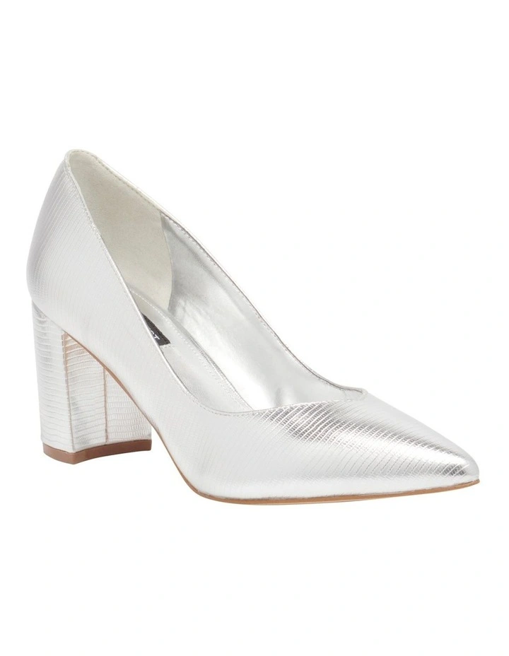 Cate Pump in Silver
