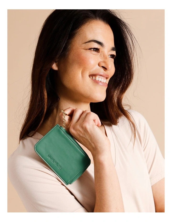 Tropea Coin Purse in Peppermint Combo