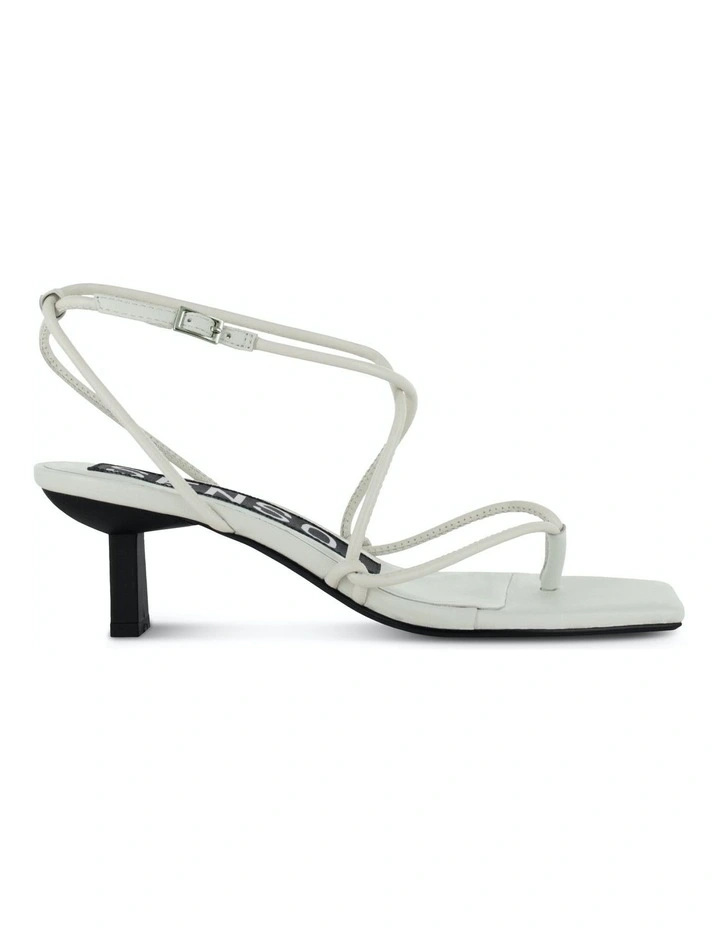 Wella Heeled Sandals in White