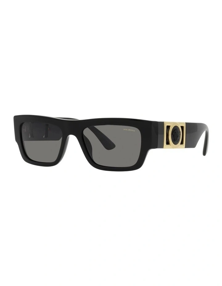 VE4416U Black Polarised Sunglasses