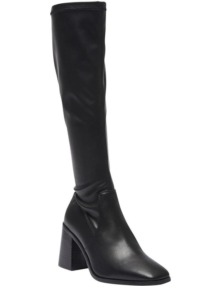 Macbeth Boots In Black Stretch