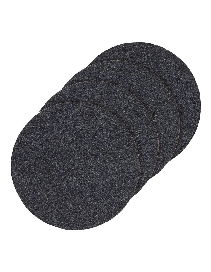 Hugo Coasters 4 Pack in Black