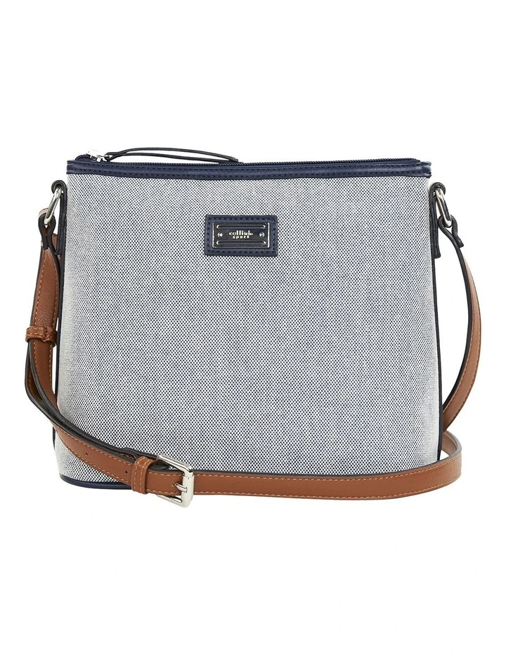 Bianca Crossbody Bag in Navy Multi