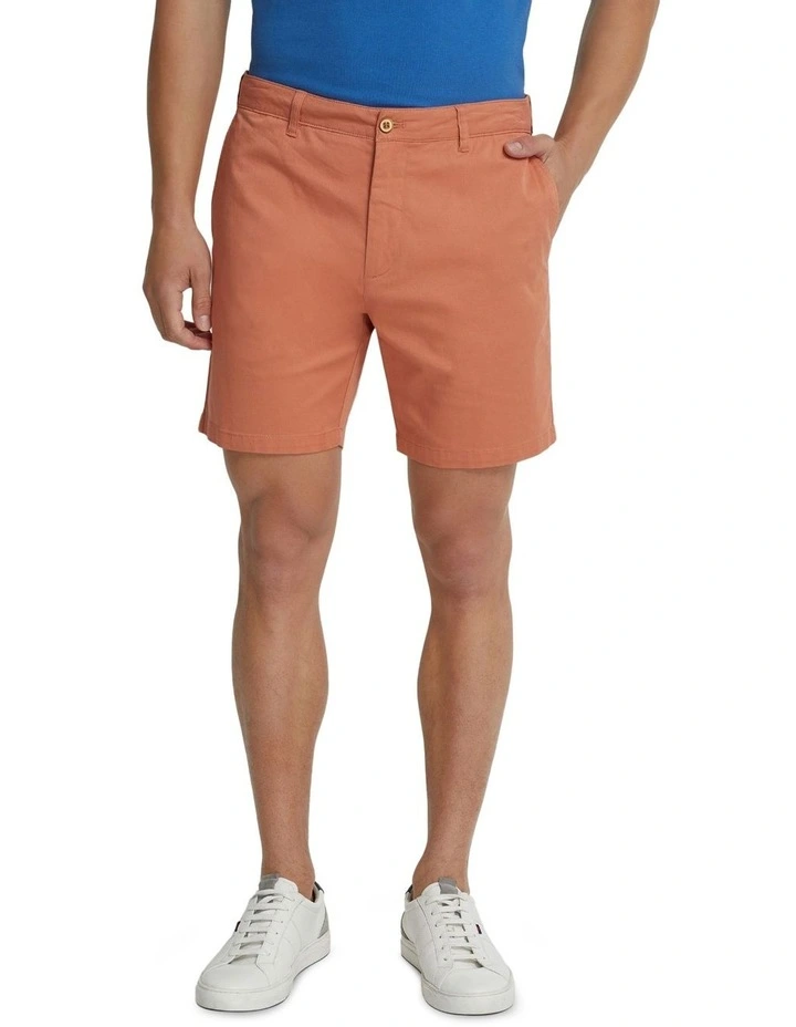 Tom Organic Cotton Shorts in Orange