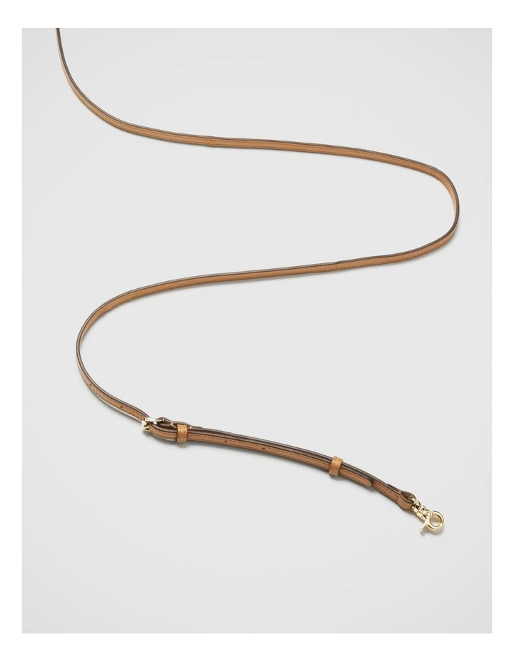 Link Crossbody Bag Strap 8mm in Caramel