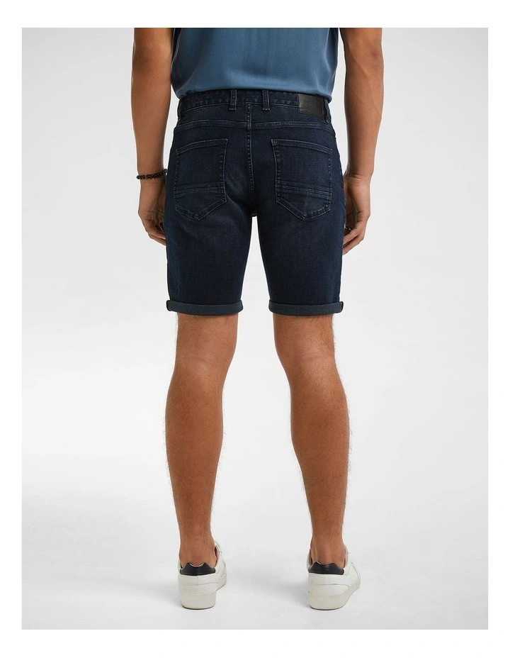 Maxwell Denim Short in Ink