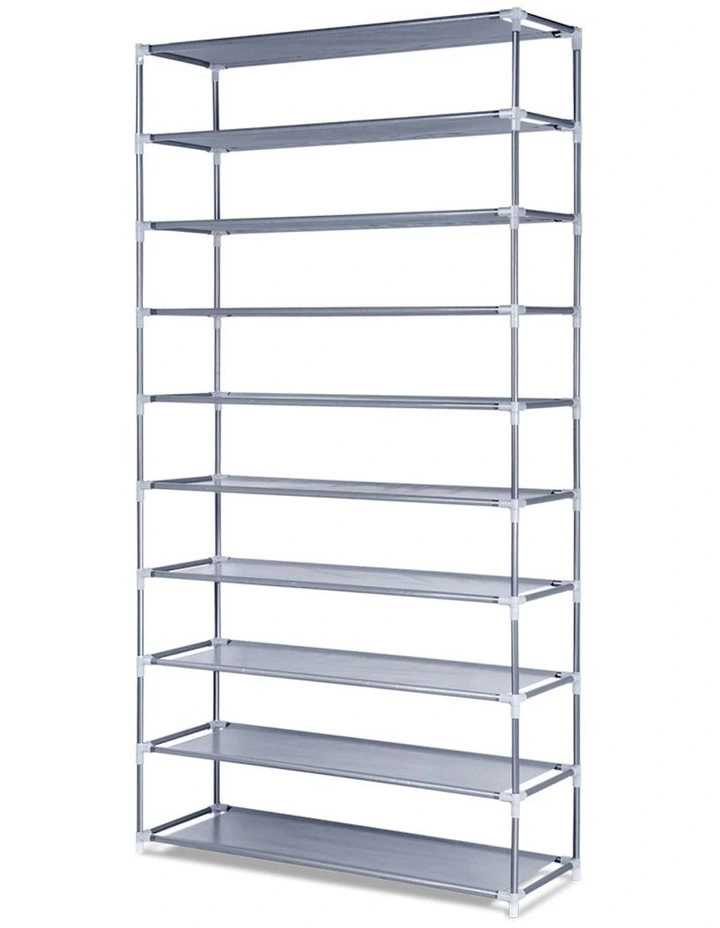 10 Tiers Shoes Stand Organiser in Silver
