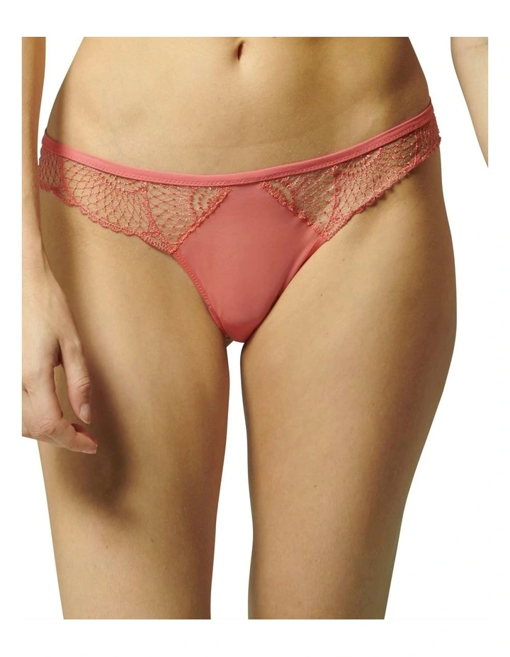Reflet Tanga Thong Brief In Papaya