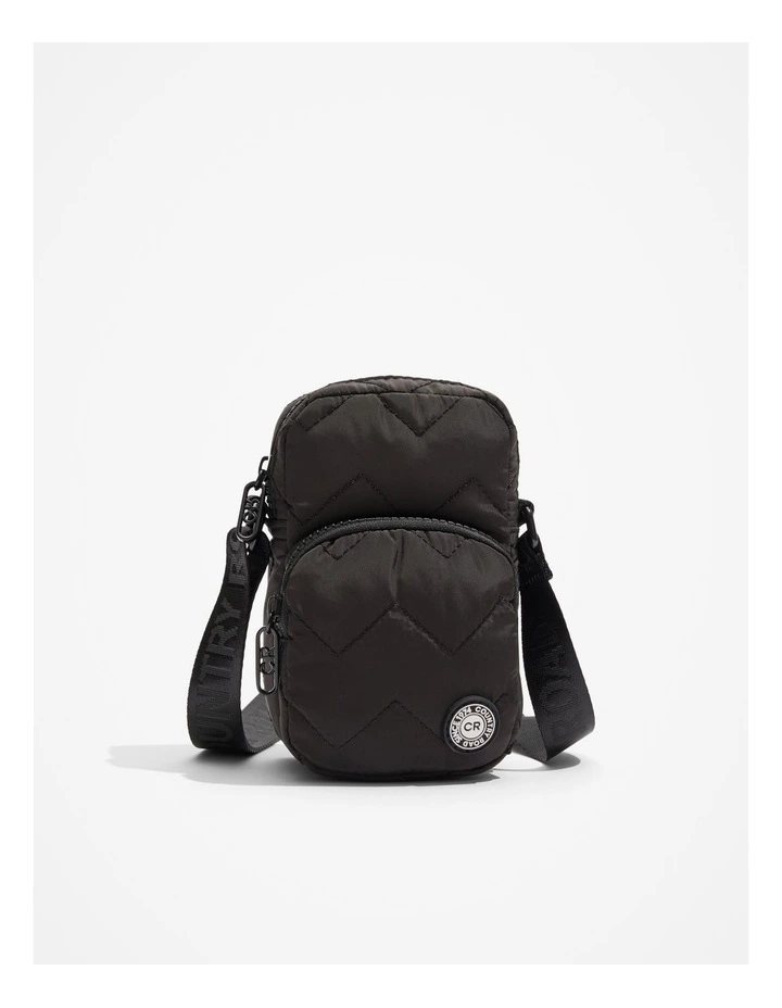 Quilted Soft Bag in Black