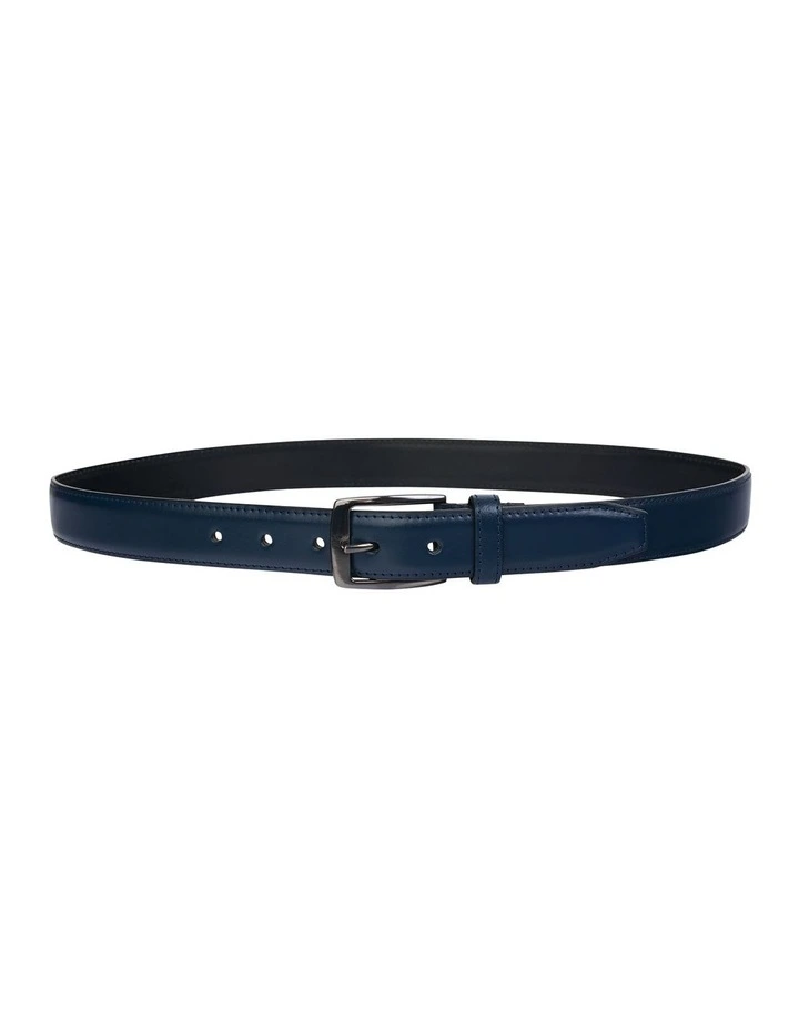 Davis Dress Belt in Navy