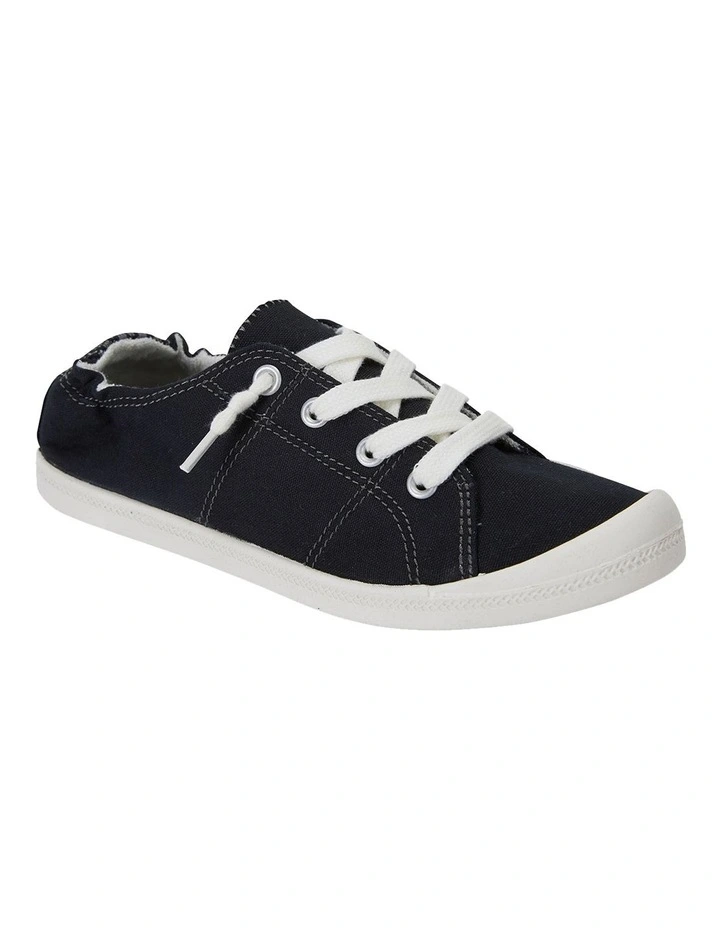 Link Black Fabric Sneakers
