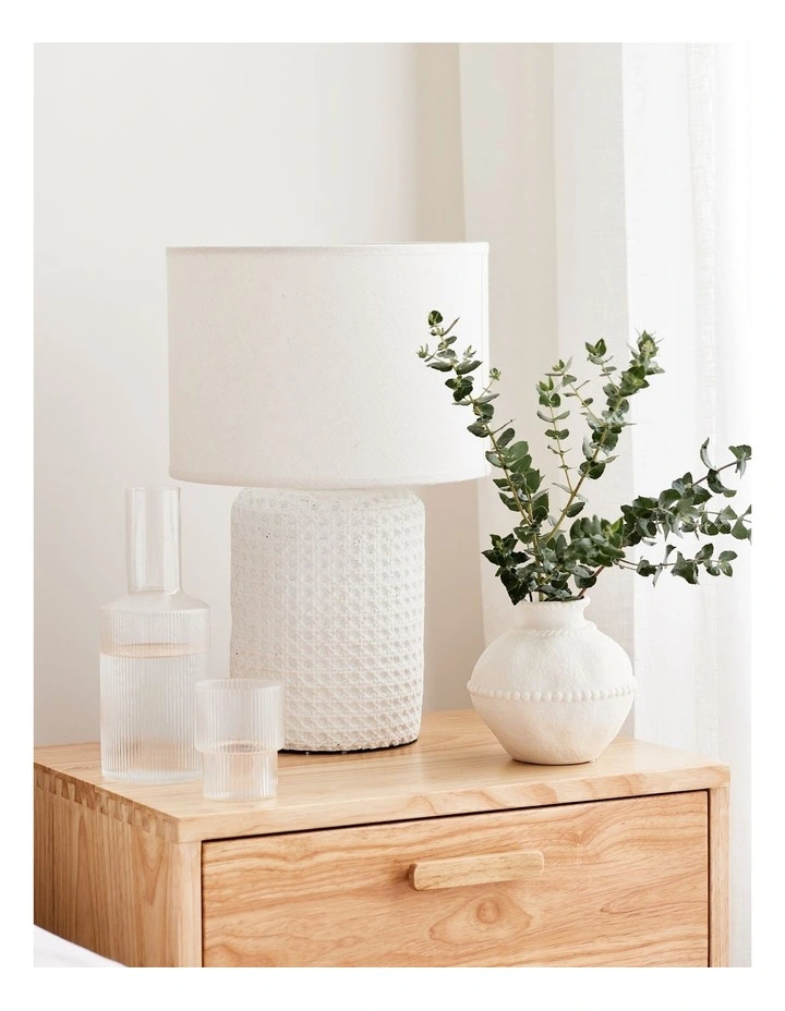 Bailey Bedside Table 51x38x55cm in Natural