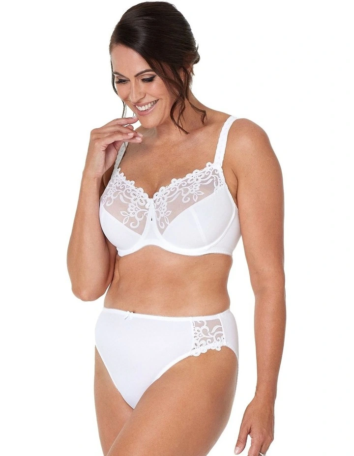Coral Hikini in White