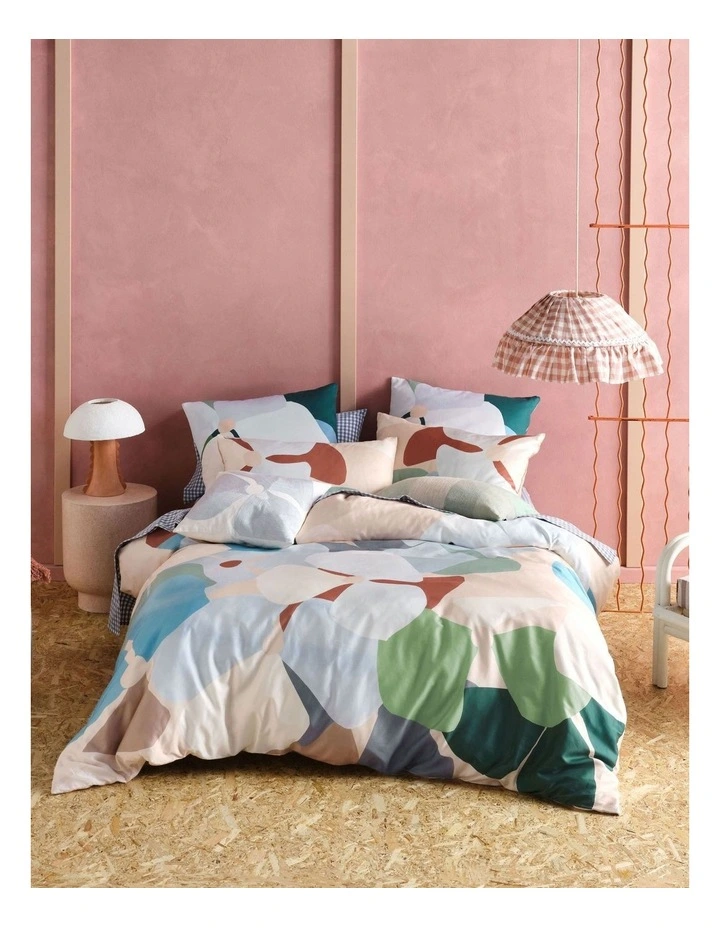 Ortensia Quilt Cover Set in Blue