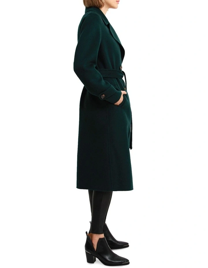 Front Runner Belted Coat Dark Green