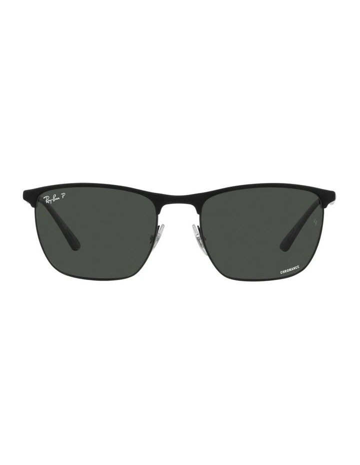 RB3686 Chromance Black Polarised Sunglasses