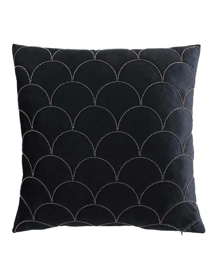 Kinsey Square Cushion in Black