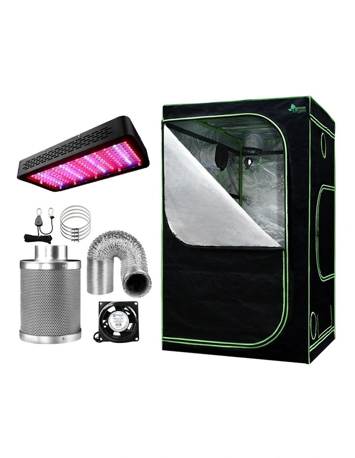 Grow Tent 1200W LED Grow Light 120x120x200cm